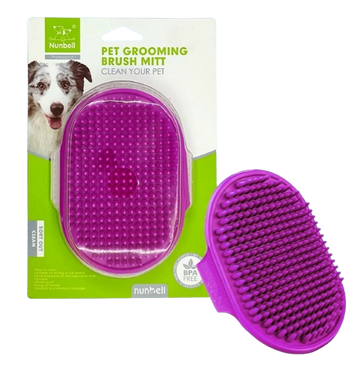 Nunbell Massage Rubber Bath Glove With Palm Strap